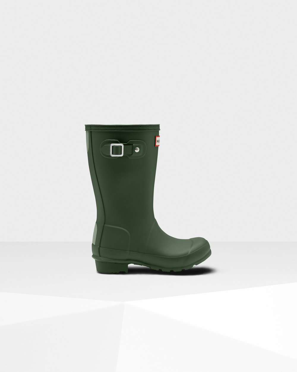 Hunter Niños Original Big - Botas de Lluvia Verde - 136-PLDIWM